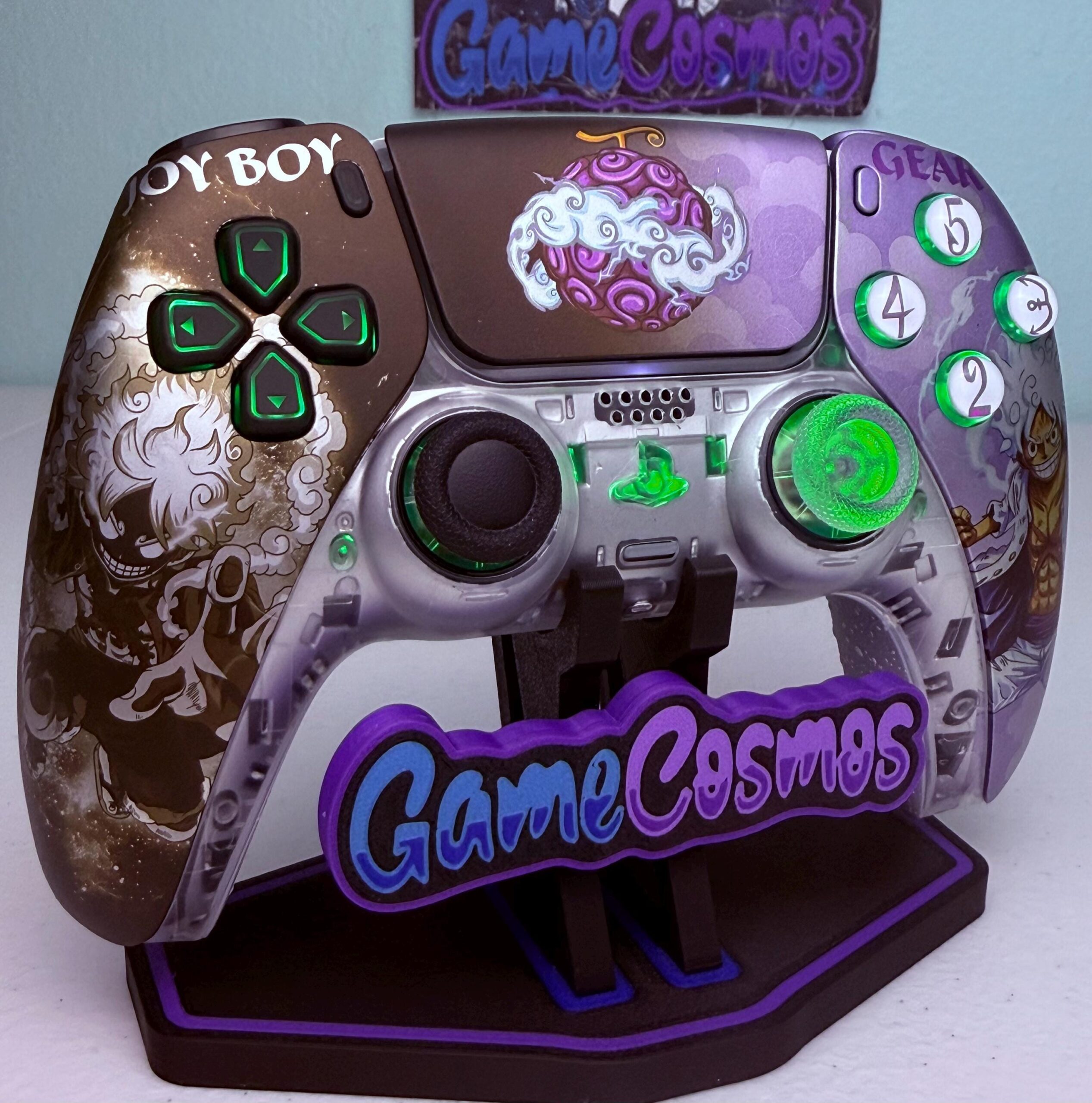 Mythical Zoan Awakening - Anime Manga - RGB LED - Custom Wireless Controller for PS5 Or PC - Image 5