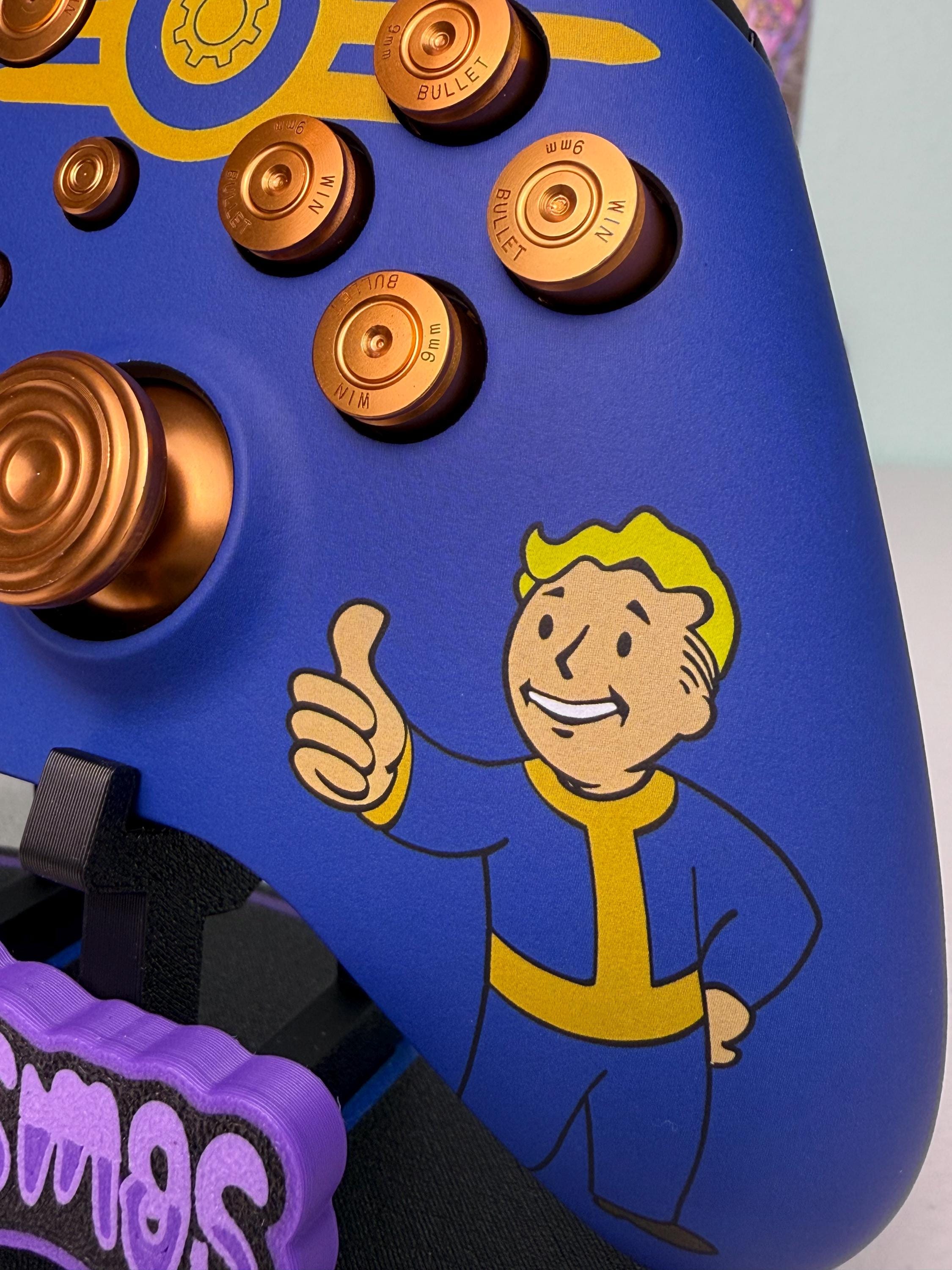 Vault Fall0ut Tec - Real Metal - Custom Wireless Controller for Xbox Or PC - Image 3