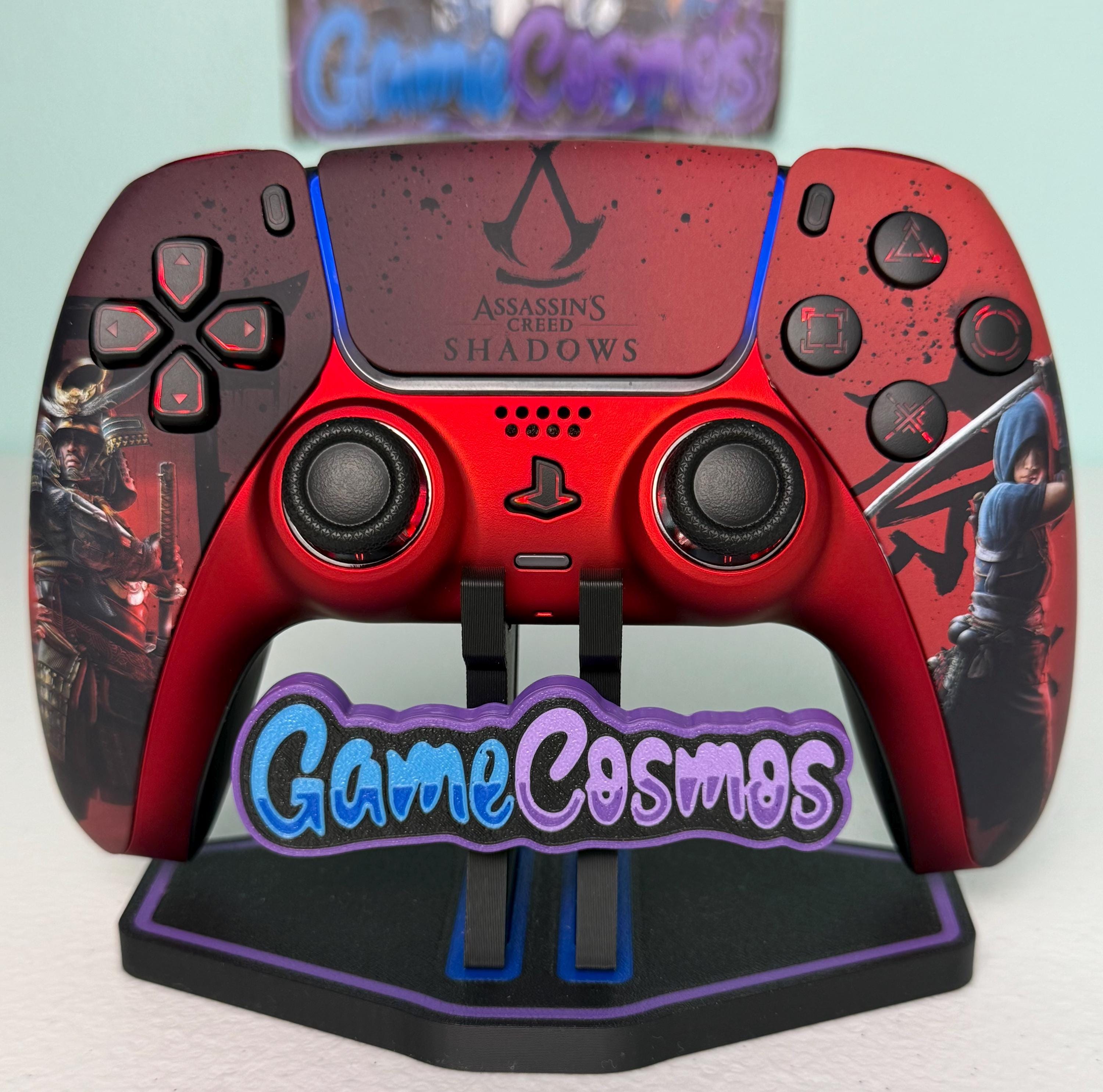 Samurai and Assassin - RGB LED - Custom Wireless Controller for PS5 Or PC