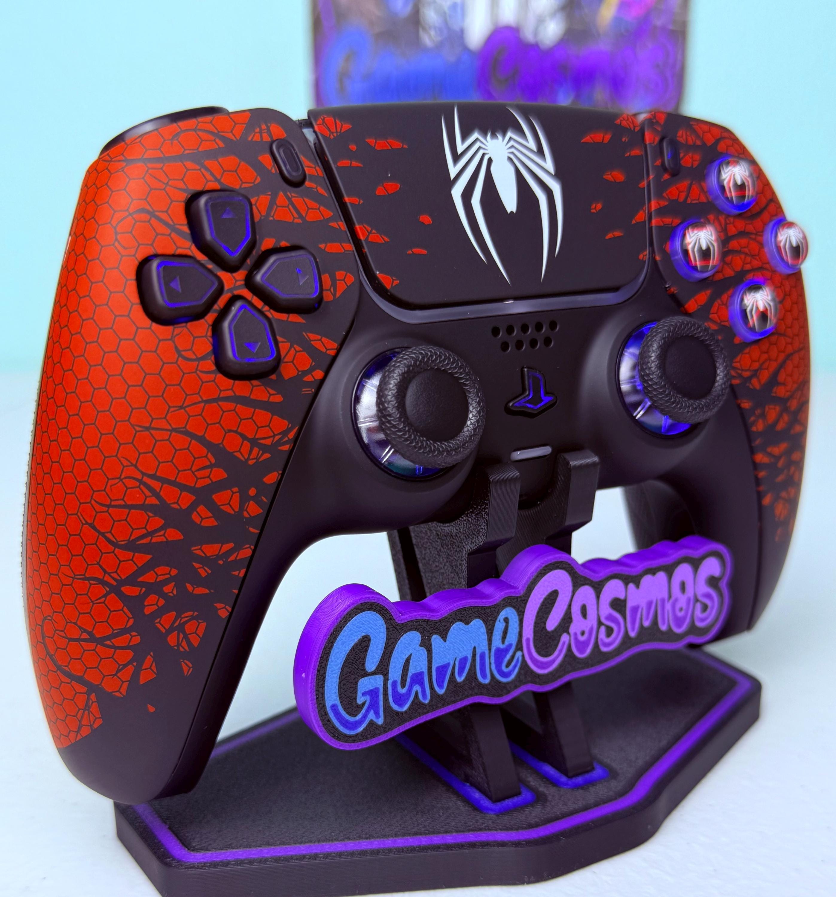 Comic Book Superhero Spider - RGB LED - Custom Wireless Controller For PS5 Or PC - Image 5