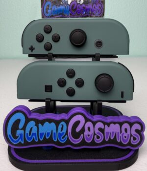 Pine Green Soft Touch - Black Accents - Custom Joycons for Nintend Switch