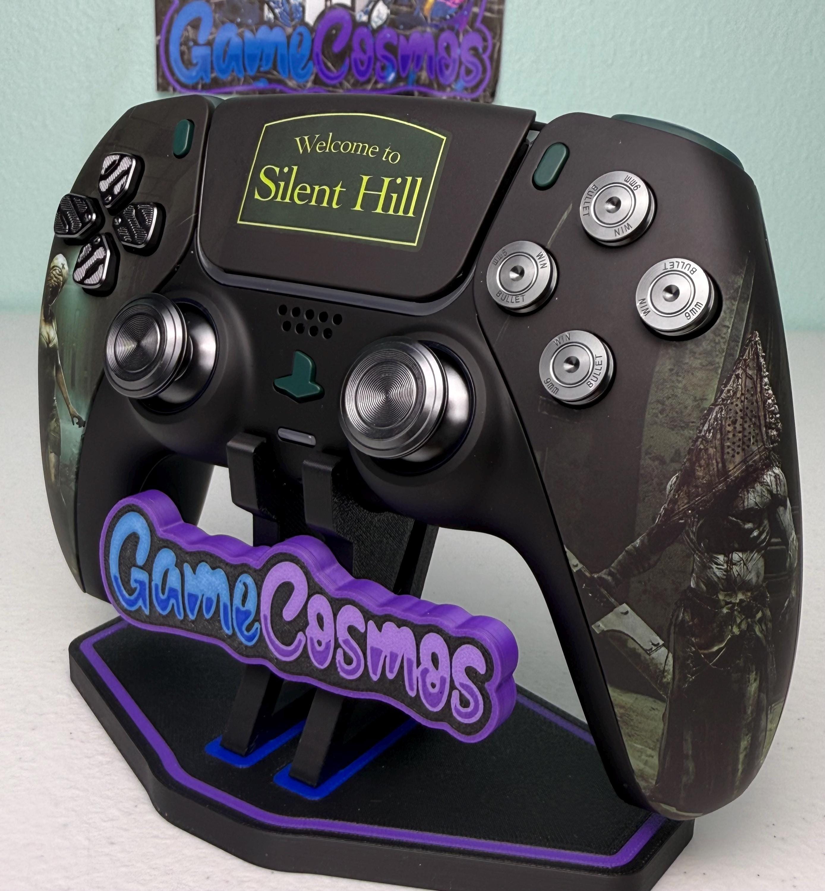 Silent Horror - Real Metal - Soft Touch - Custom Wireless Controller for PS5 Or PC - Image 4