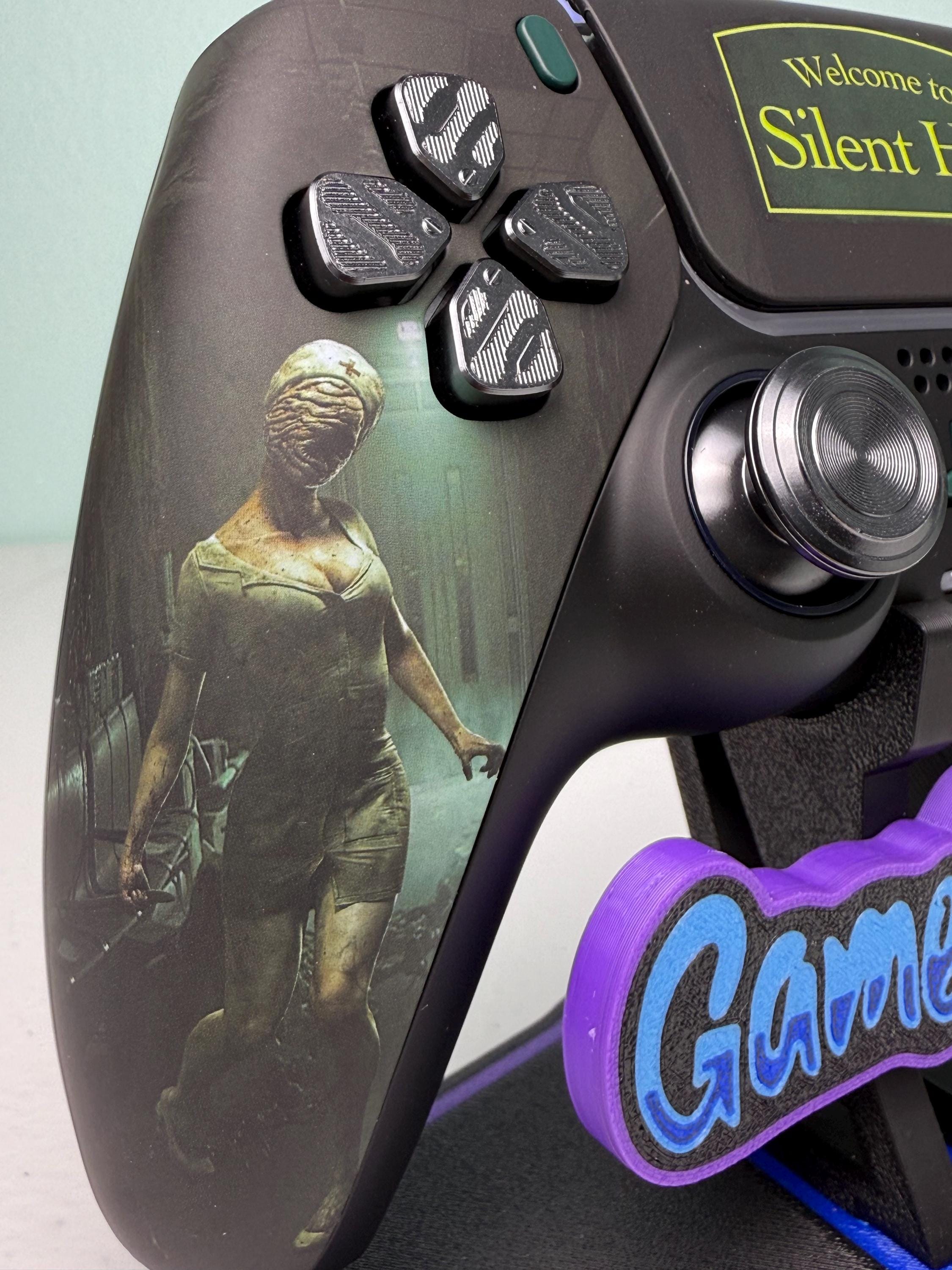 Silent Horror - Real Metal - Soft Touch - Custom Wireless Controller for PS5 Or PC - Image 3