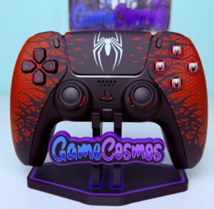 Comic Book Superhero Spider - RGB LED - Custom Wireless Controller For PS5 Or PC