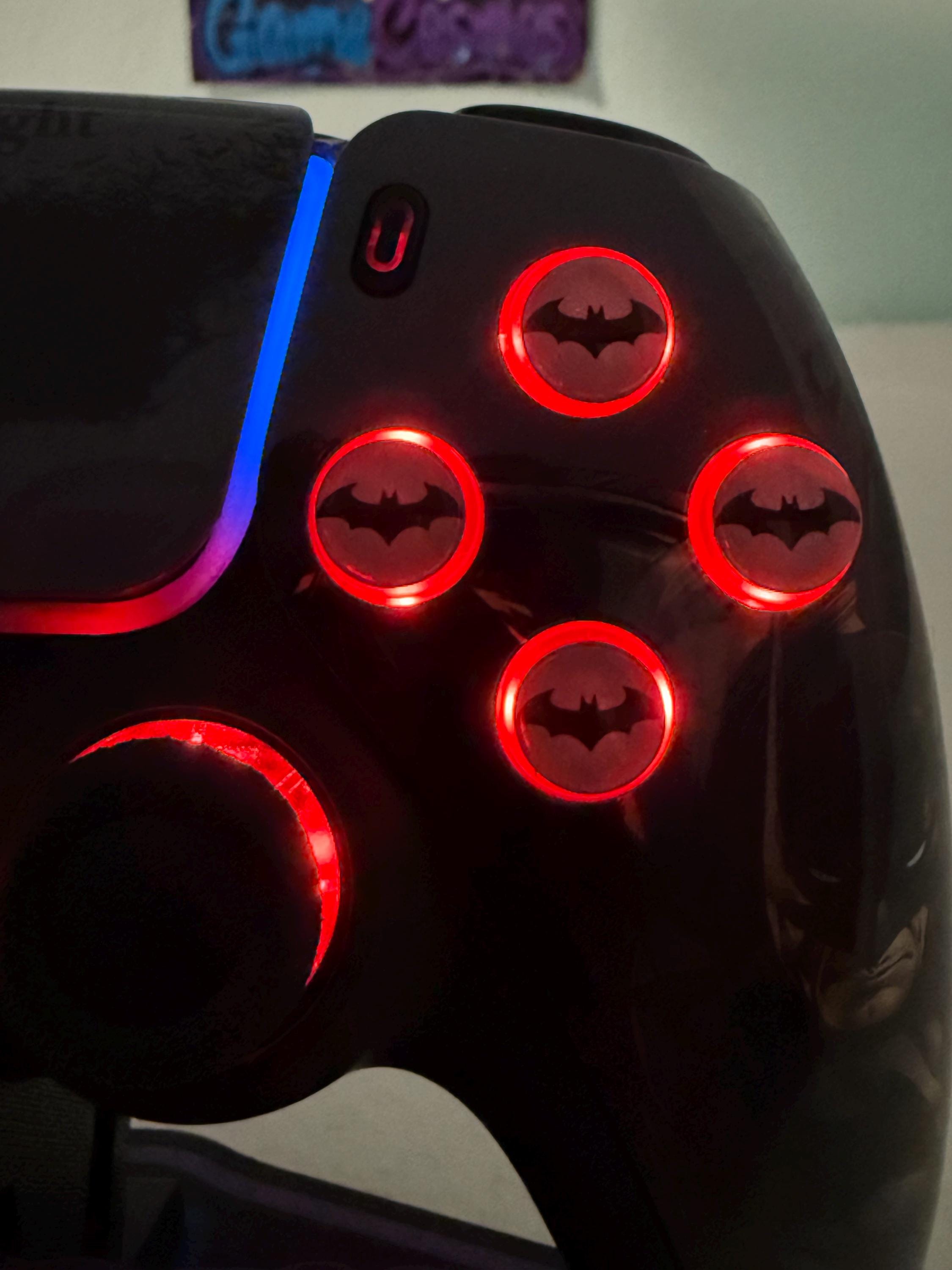 Comic Book Super Hero Theme - RGB LED - Custom Wireless Controller for PS5 Or PC - Image 6