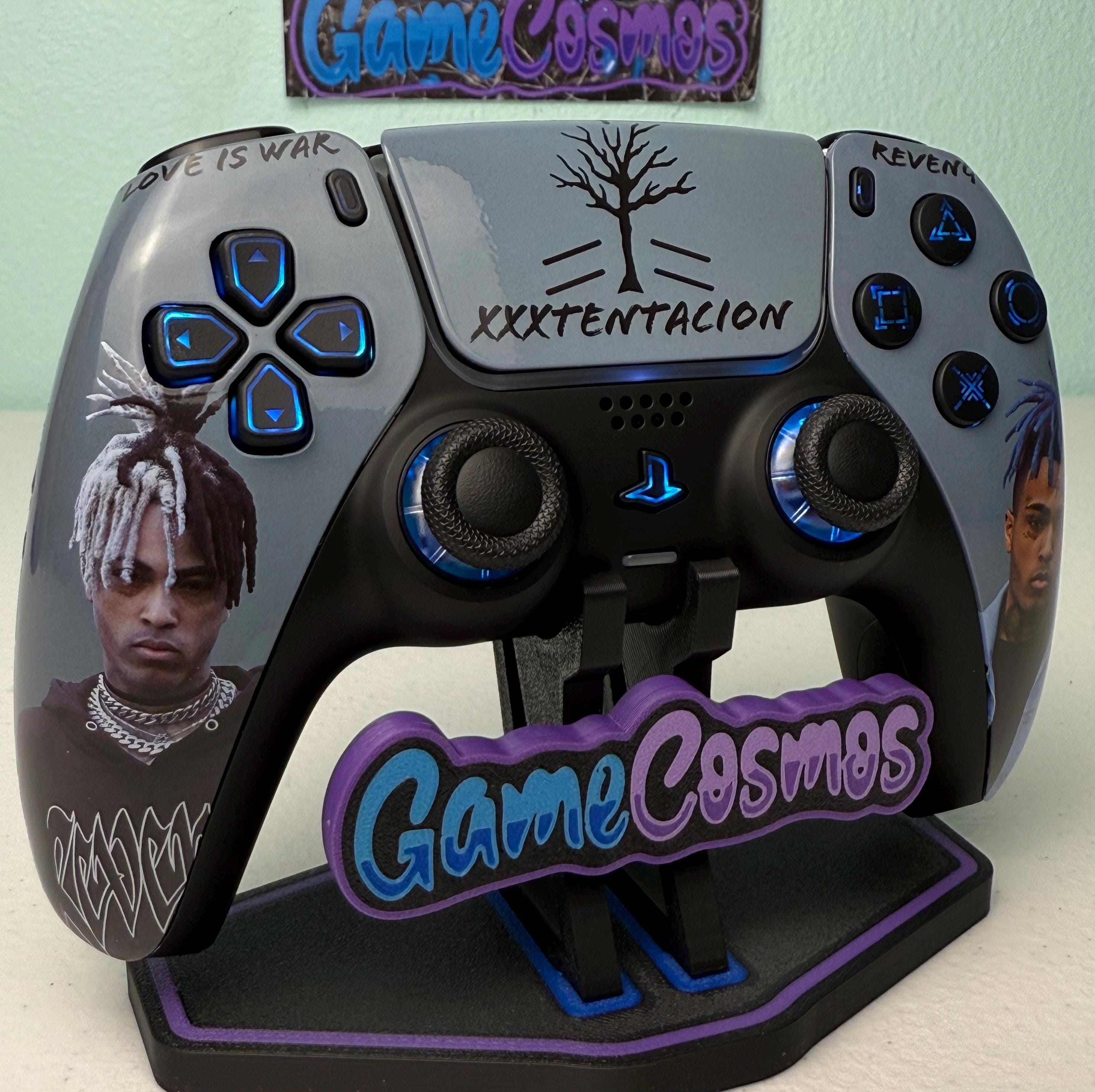 XXXTentacionn Music Artist - RGB LED - Custom Wireless Controller for PS5 Or PC - Image 4