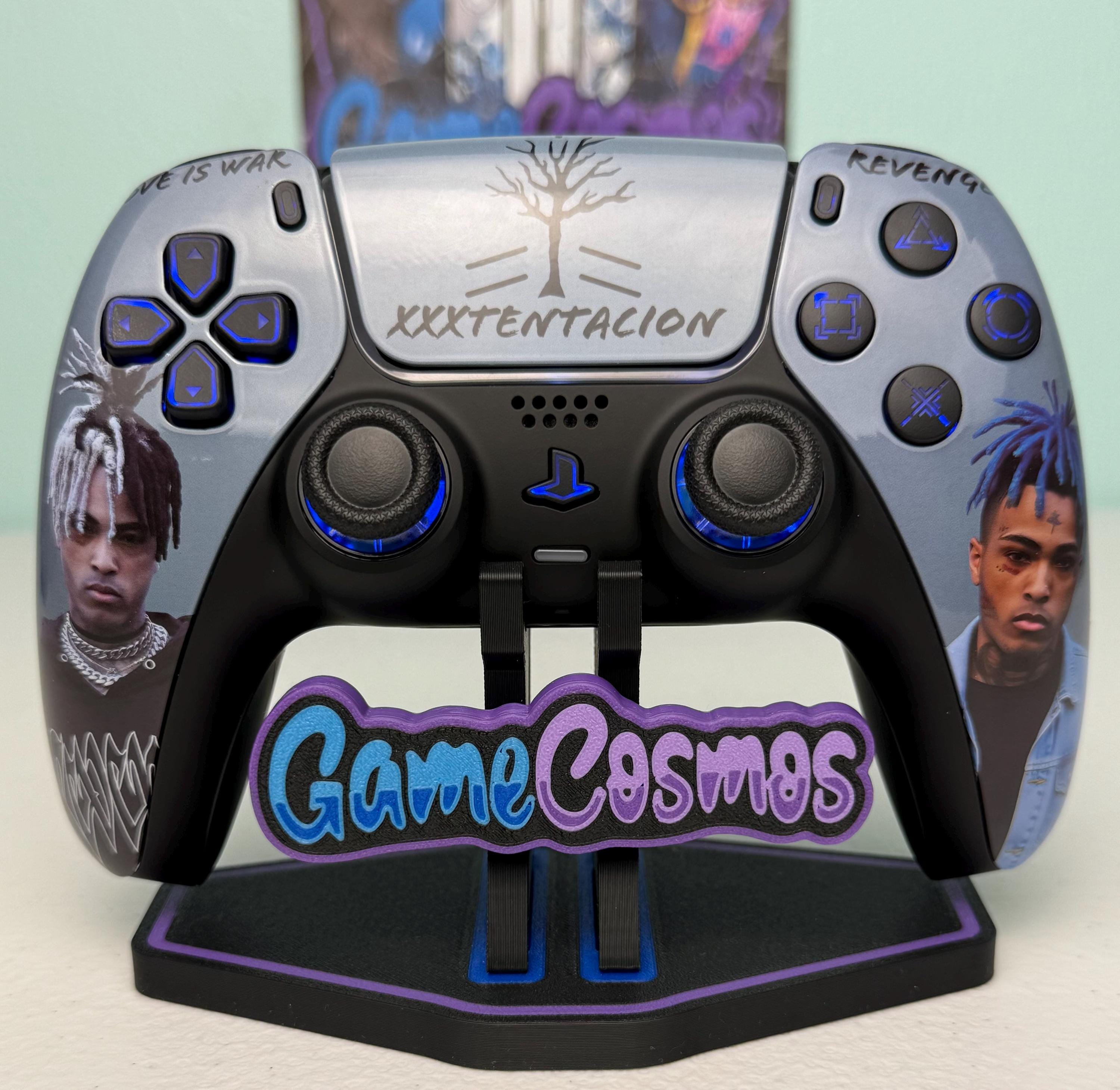 XXXTentacionn Music Artist - RGB LED - Custom Wireless Controller for PS5 Or PC