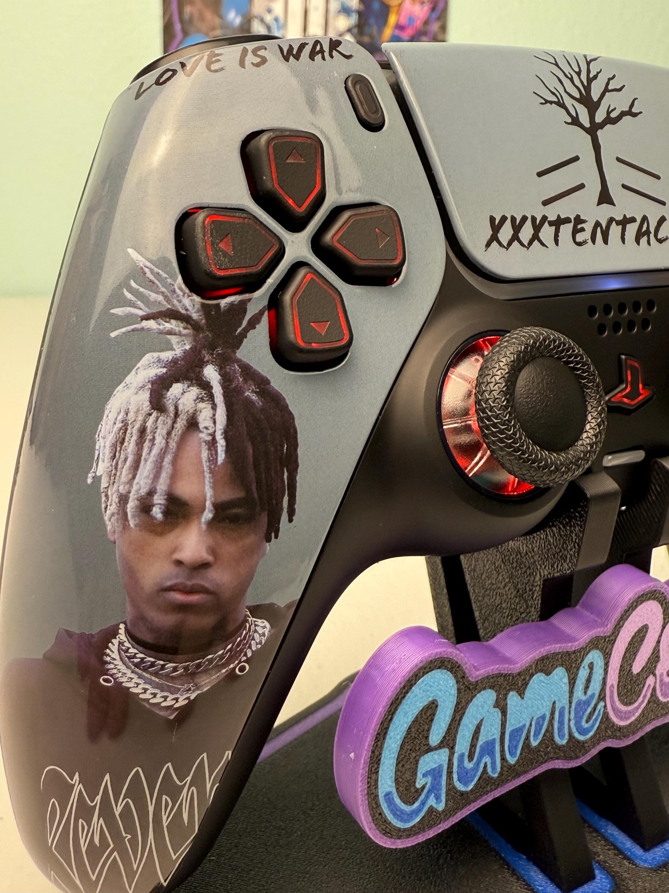 XXXTentacionn Music Artist - RGB LED - Custom Wireless Controller for PS5 Or PC - Image 5