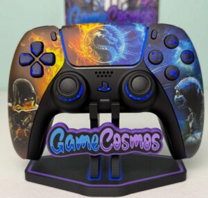 Classic Arcade Fighter Fatality - RGB LED - Custom Wireless Controller for PS5 Or PC