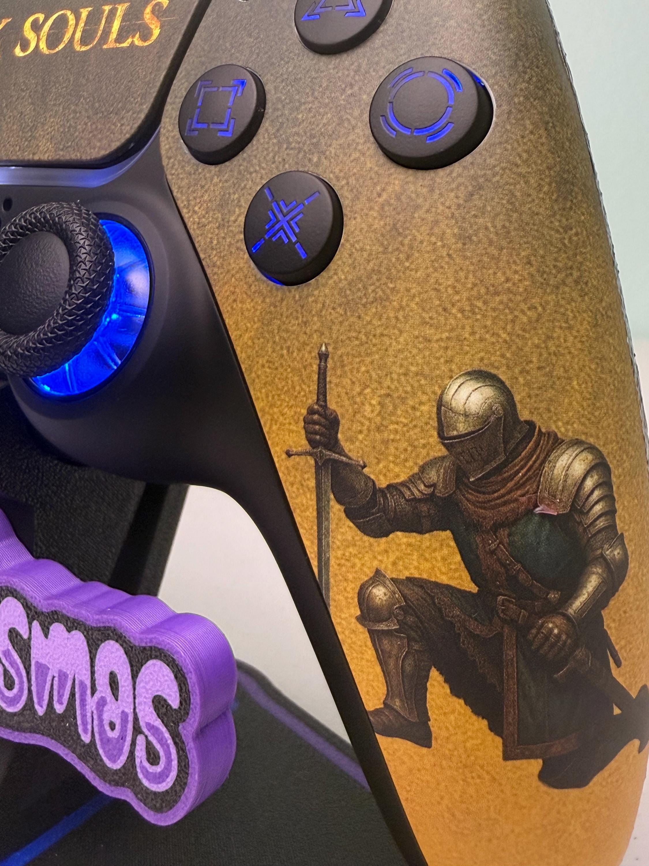 Soulsborne Dark aRPG - RGB LED - Custom Wireless Controller for PS5 Or PC - Image 5