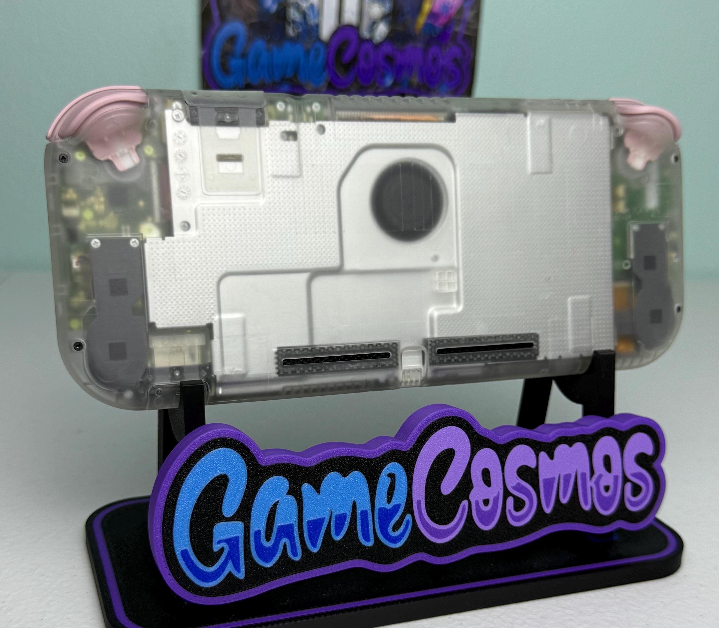Transparent Clear - Hall Effect NoDRIFT analogue - Pink Accents - Custom Switch Lite - Image 5