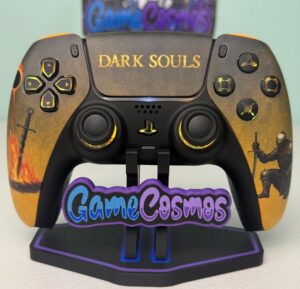 Soulsborne Dark aRPG - RGB LED - Custom Wireless Controller for PS5 Or PC