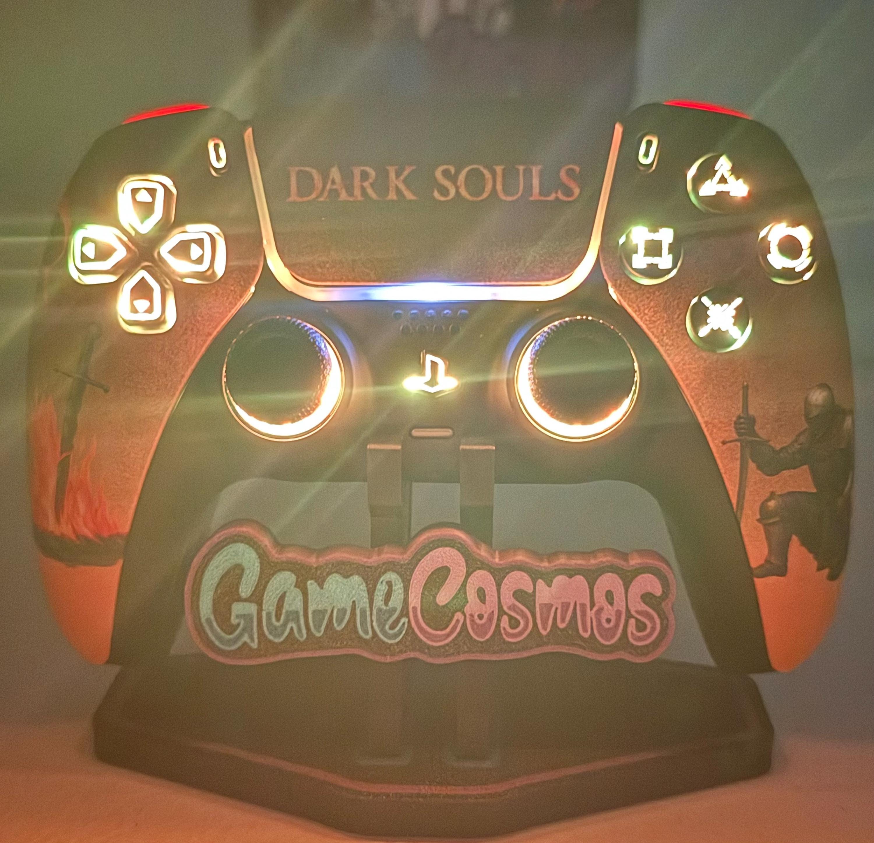 Soulsborne Dark aRPG - RGB LED - Custom Wireless Controller for PS5 Or PC - Image 2