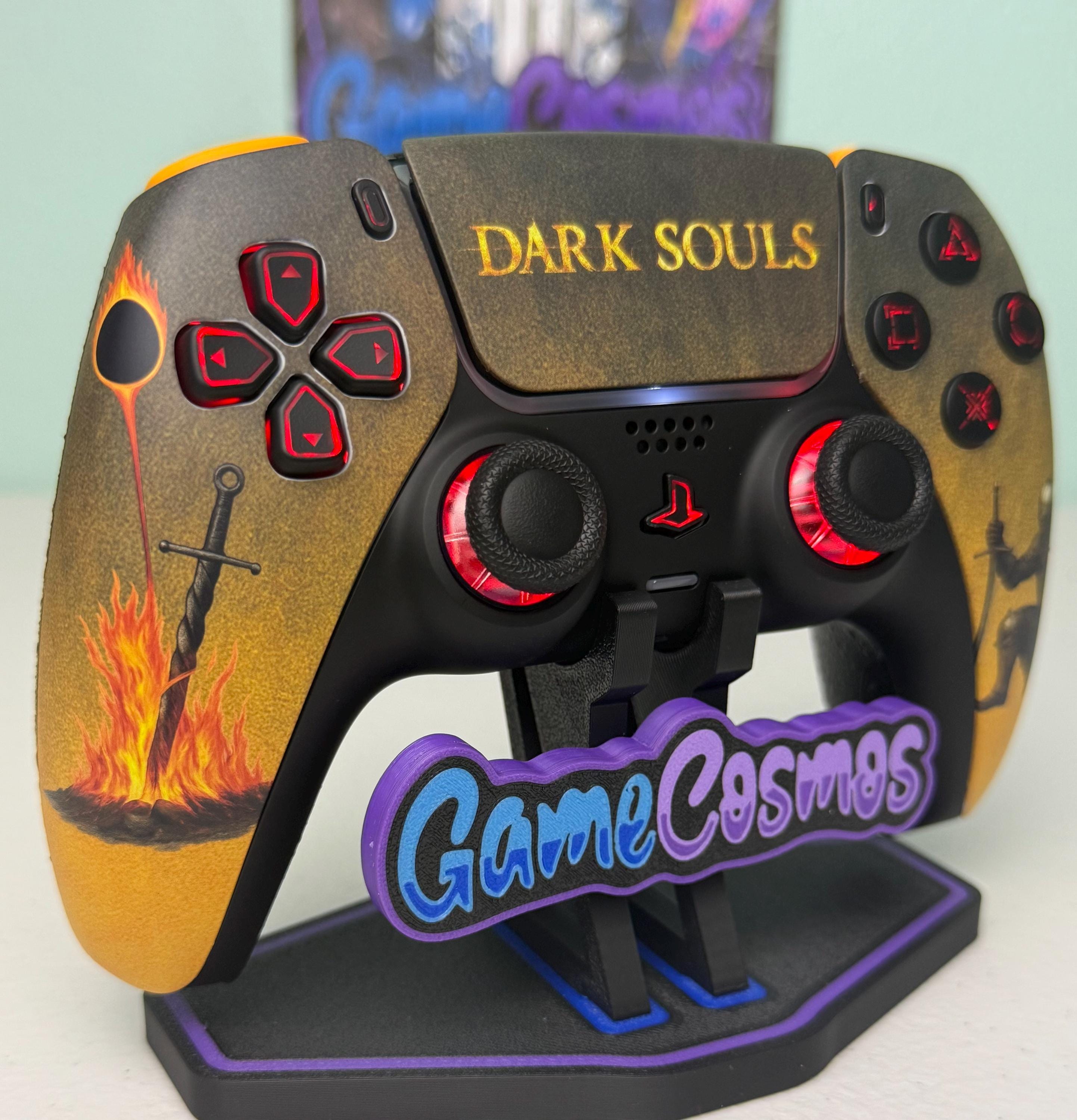 Soulsborne Dark aRPG - RGB LED - Custom Wireless Controller for PS5 Or PC - Image 3