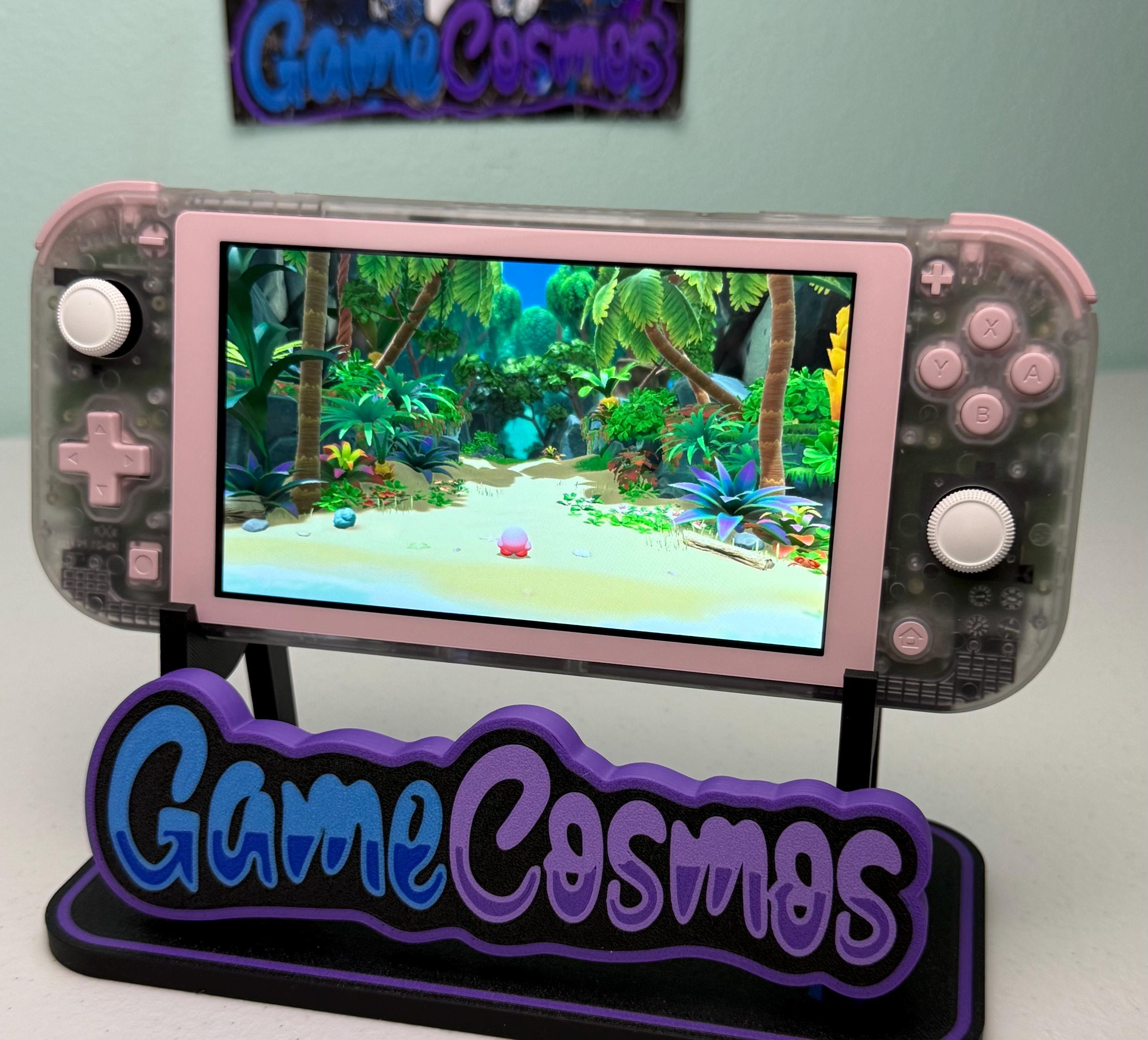 Transparent Clear - Hall Effect NoDRIFT analogue - Pink Accents - Custom Switch Lite - Image 2