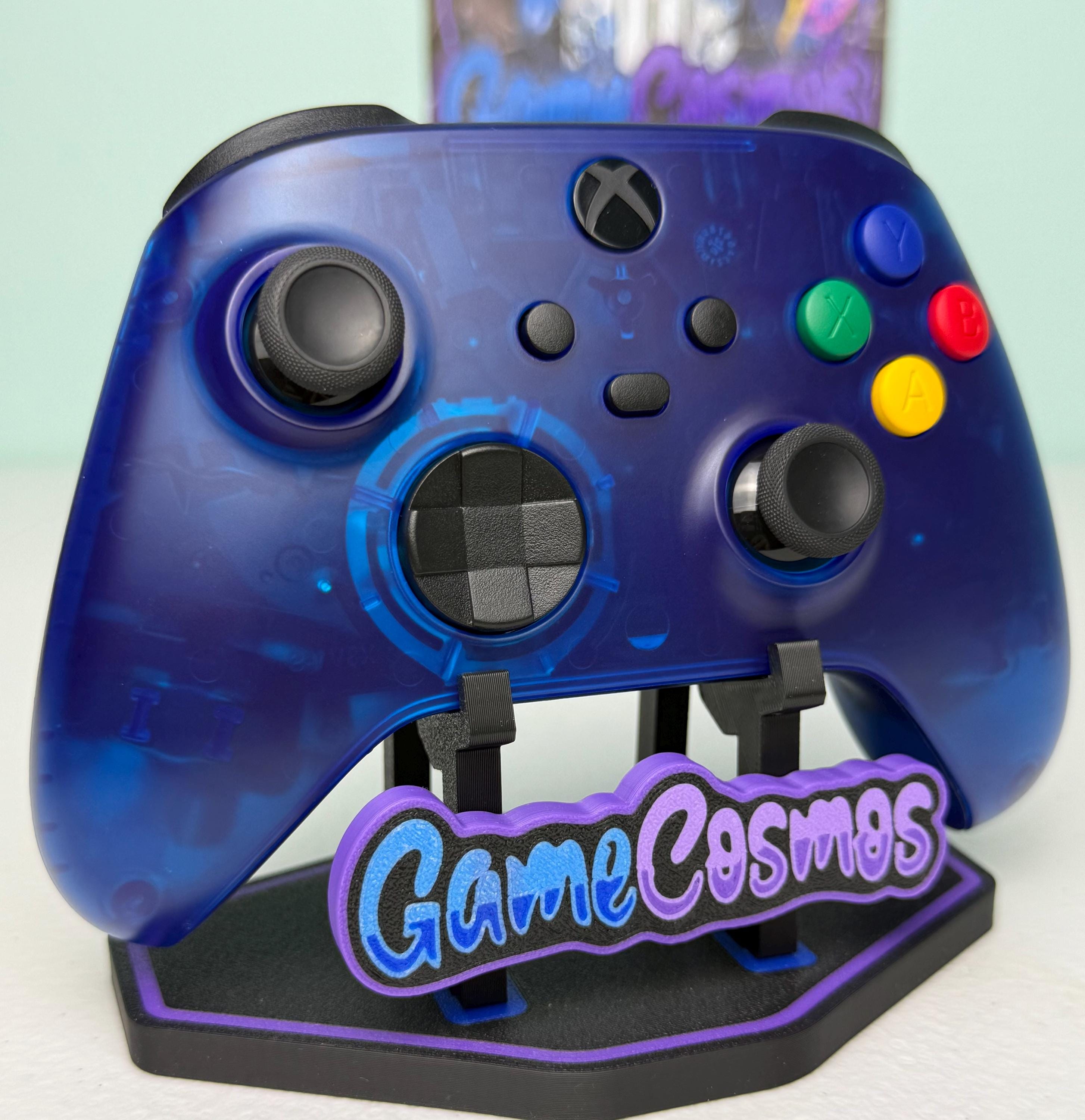 Transparent Blue Clear - Colorful ABXY - Custom Wireless Controller for Xbox Or PC - Image 3
