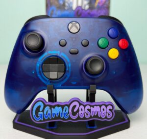 Transparent Blue Clear - Colorful ABXY - Custom Wireless Controller for Xbox Or PC