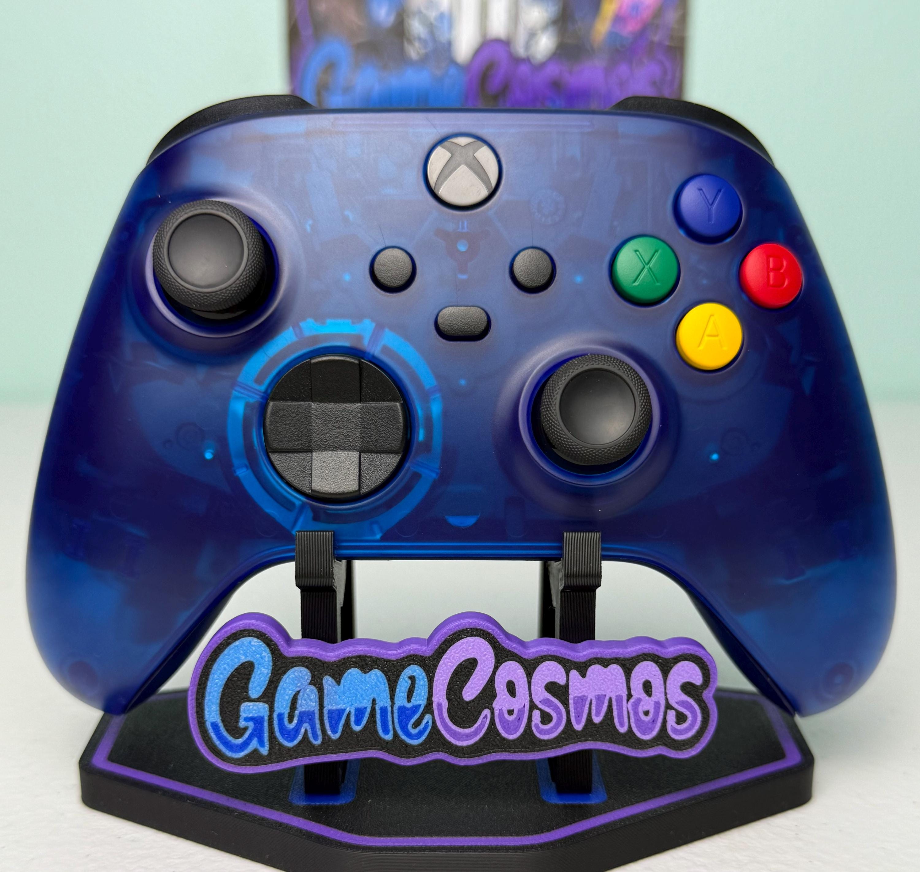 Transparent Blue Clear - Colorful ABXY - Custom Wireless Controller for Xbox Or PC