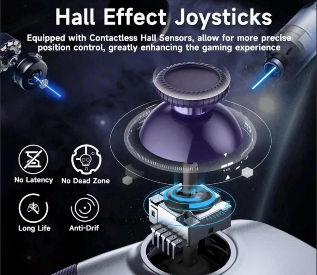 Midnight Black DPAD - Hall Effect NOdrift - Custom Joycon 2 for the Nintendo Switch 2 - Image 6