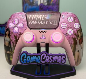 aRPG Fantasy - RGB LED - Tifa Aerith - Custom Wireless Controller for PS5 Or PC