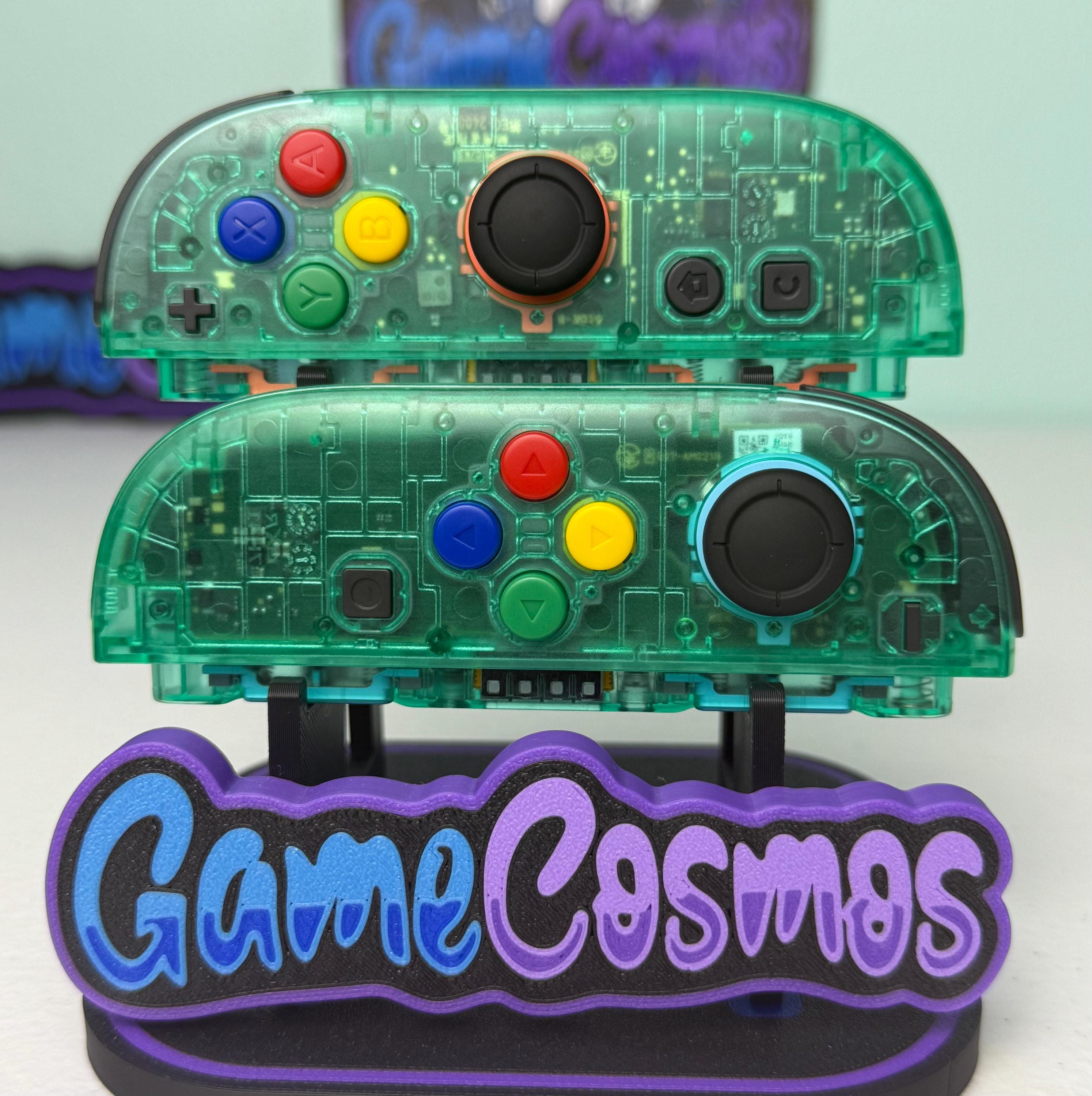 Clear Emerald - Colorful ABXY - Custom Joycon 2 for the Nintendo Switch 2 - Image 2
