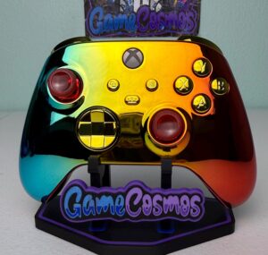 Chrome Glossy Gradient Tri Color - Custom Wireless Controller for Xbox Or PC
