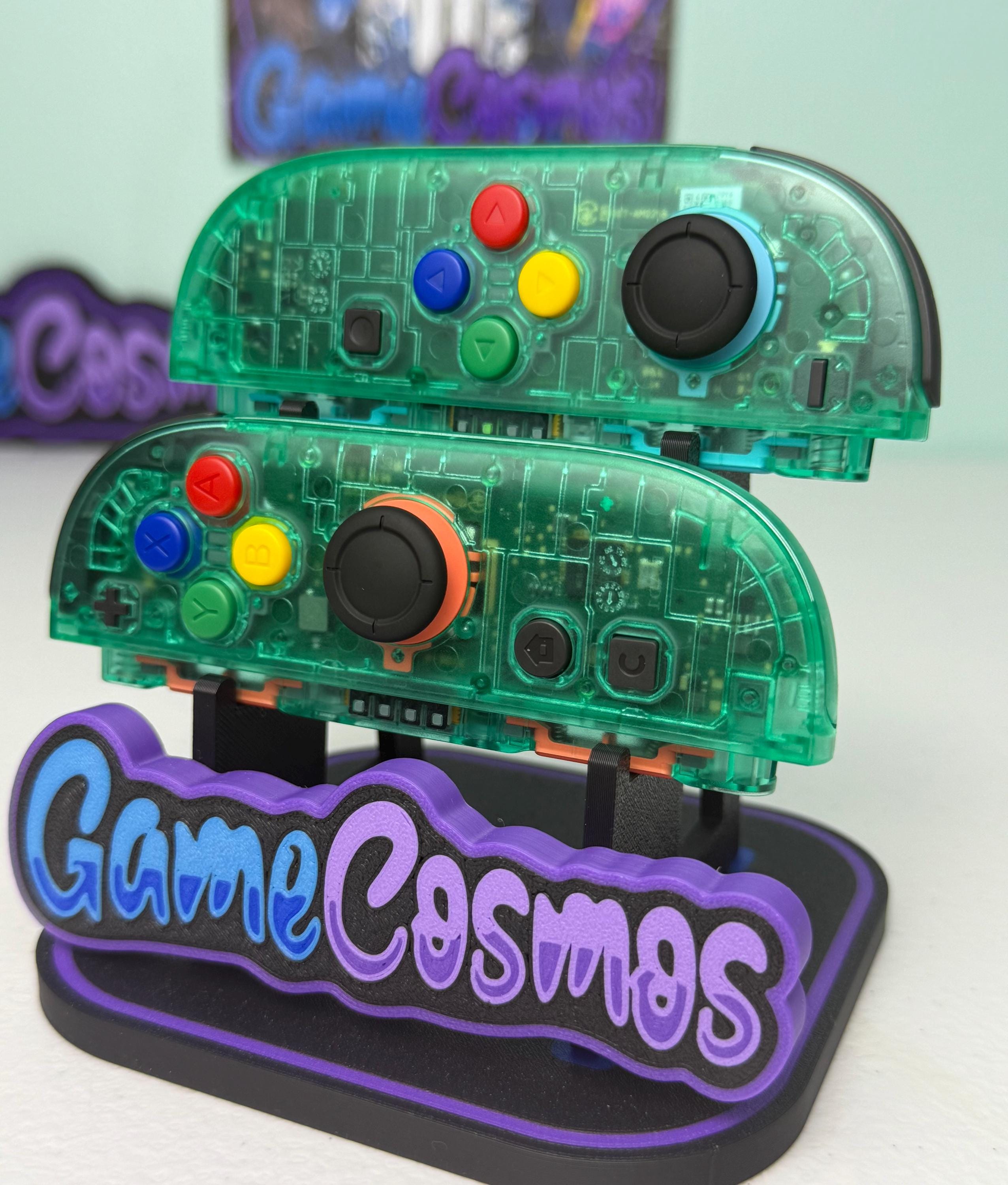 Clear Emerald - Colorful ABXY - Custom Joycon 2 for the Nintendo Switch 2 - Image 3