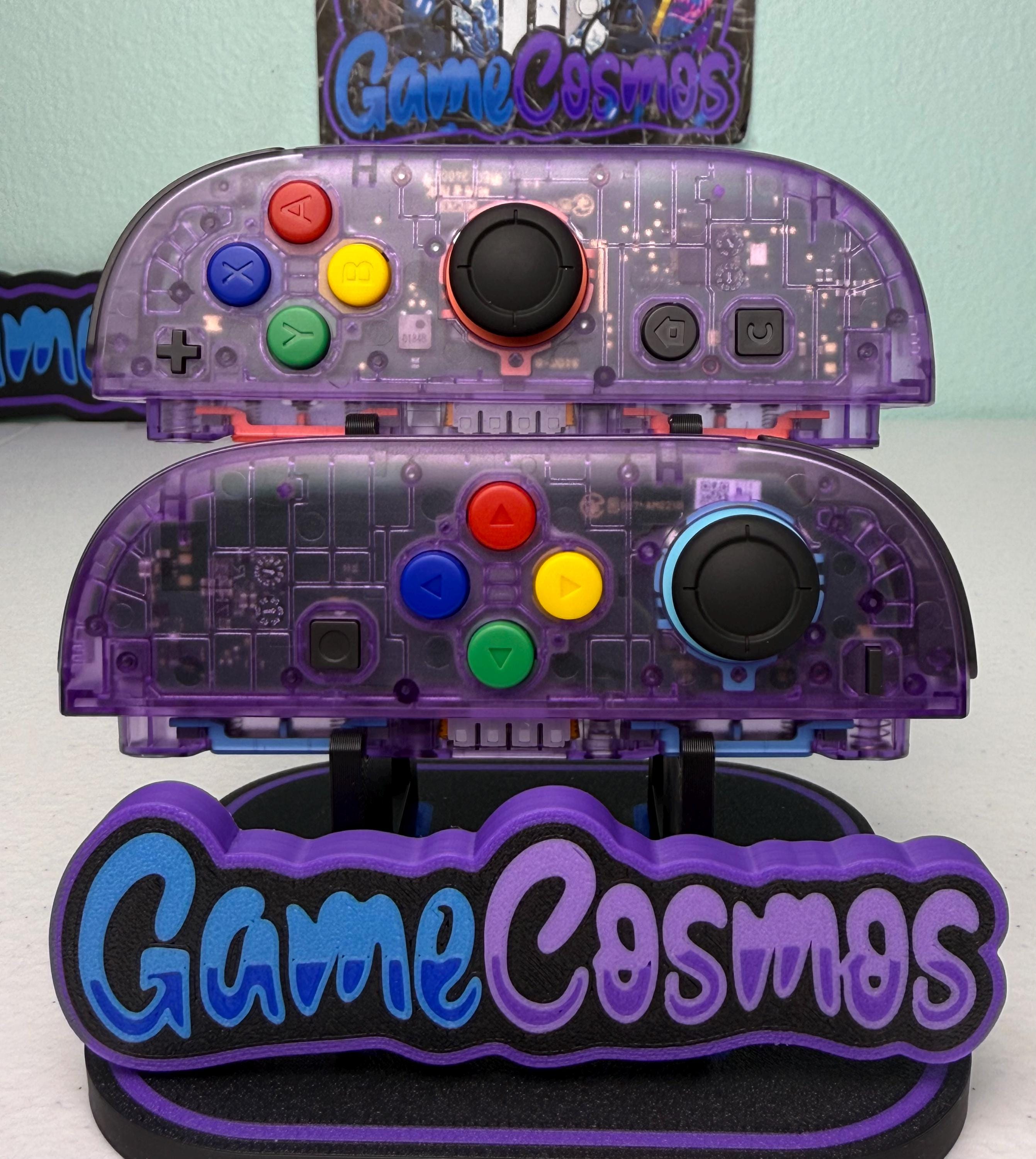 Atomic Clear Purple - Colorful ABXY - Custom Joycon 2 for the Nintendo Switch 2 - Image 2