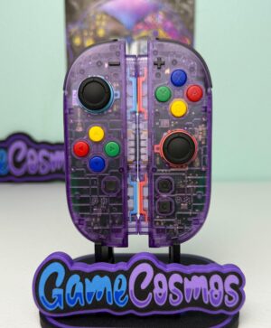 Atomic Clear Purple - Colorful ABXY - Custom Joycon 2 for the Nintendo Switch 2