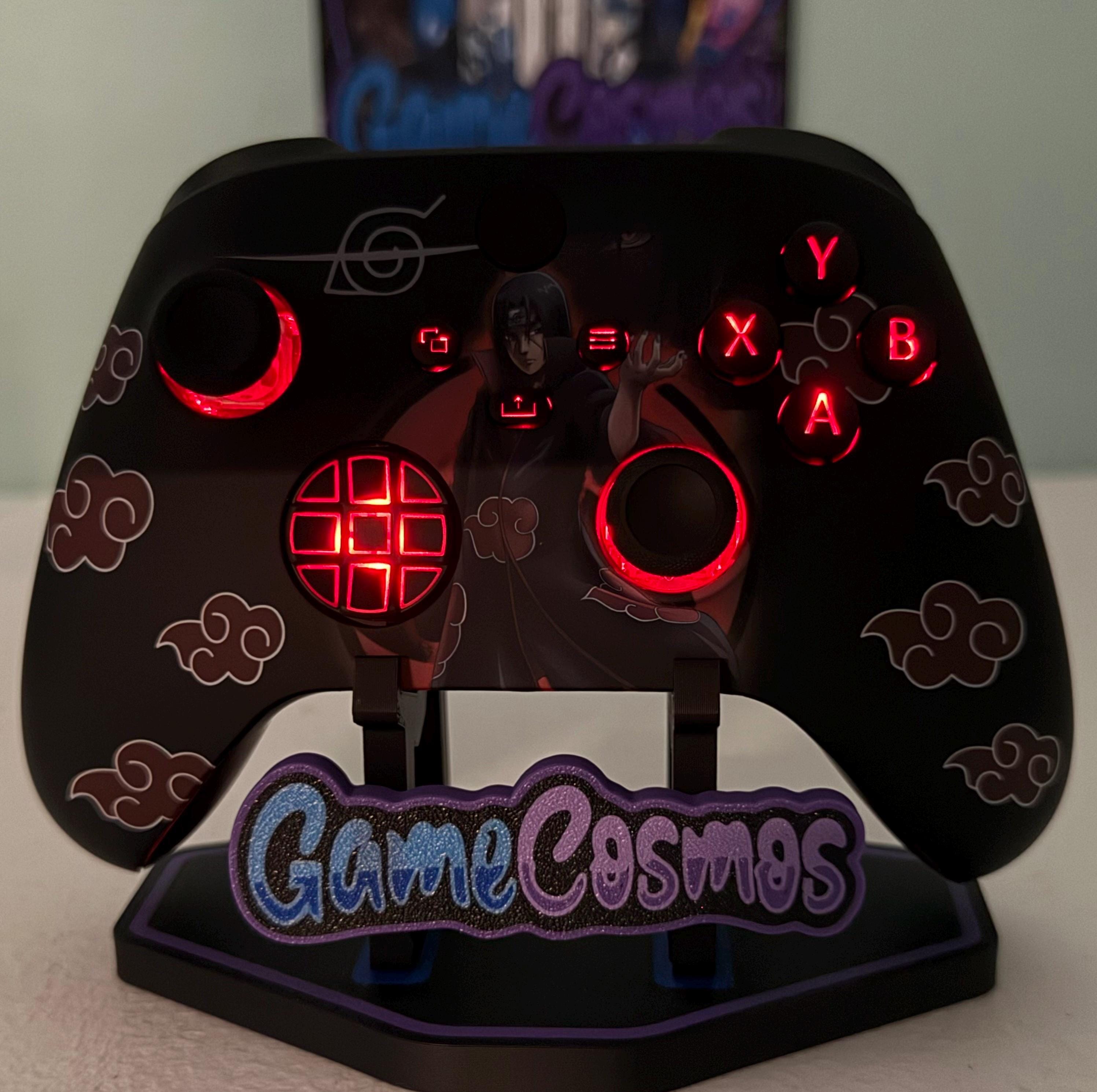 Anime Manga - Red Clouds - RGB LED - Custom Wireless Controller for Xbox or PC - Image 6