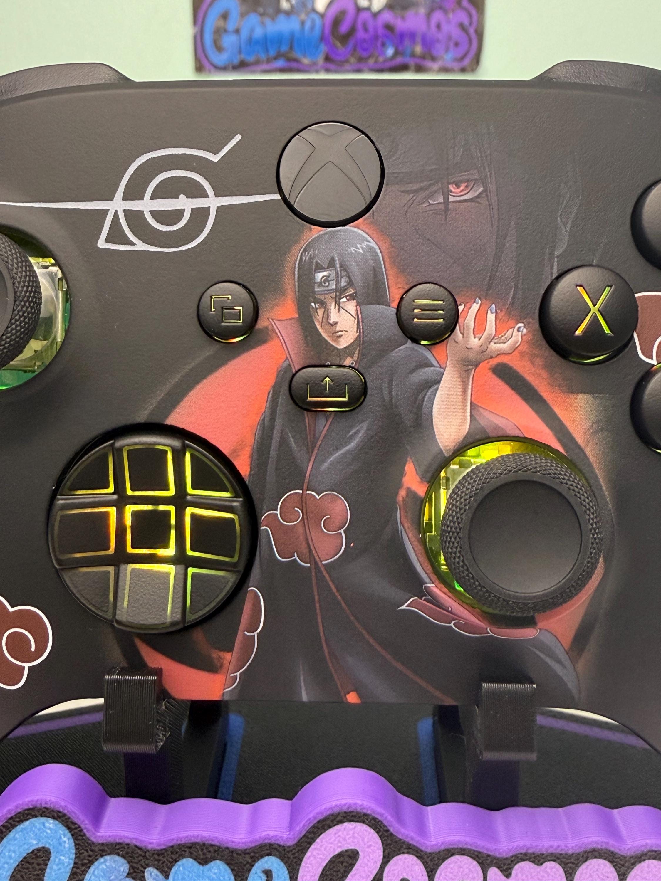 Anime Manga - Red Clouds - RGB LED - Custom Wireless Controller for Xbox or PC - Image 4