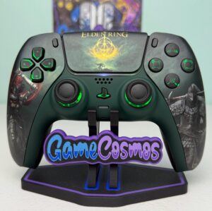 Soulsborne aRPG - RGB LED - Pine Green - Custom Wireless Controller for PS5 Or PC