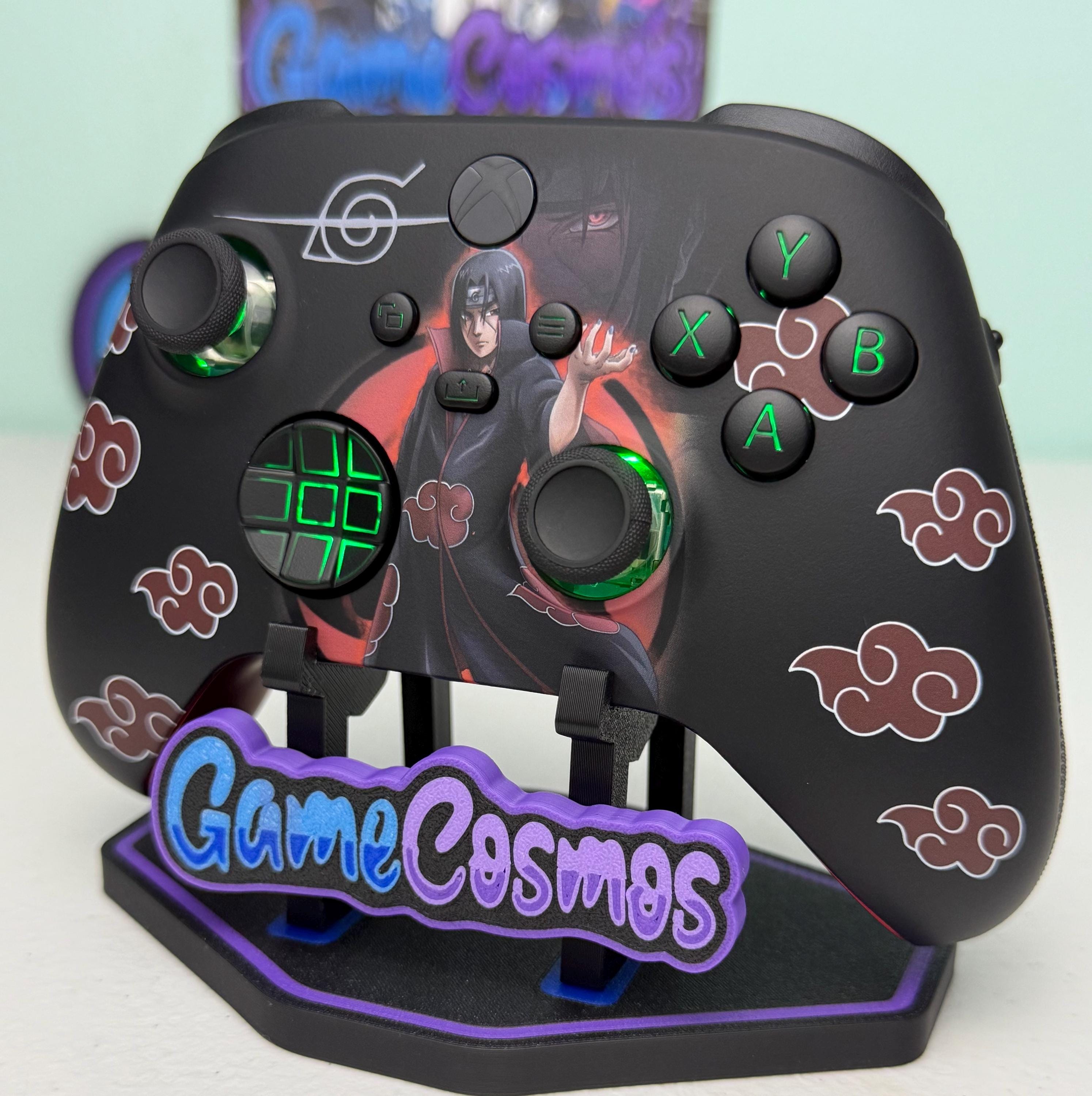 Anime Manga - Red Clouds - RGB LED - Custom Wireless Controller for Xbox or PC - Image 3