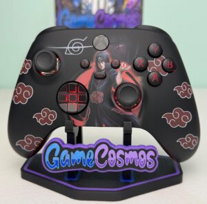 Anime Manga - Red Clouds - RGB LED - Custom Wireless Controller for Xbox or PC