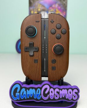 Woodgrain Style DPAD - Black Accents - Custom Joycon 2 for the Nintendo Switch 2
