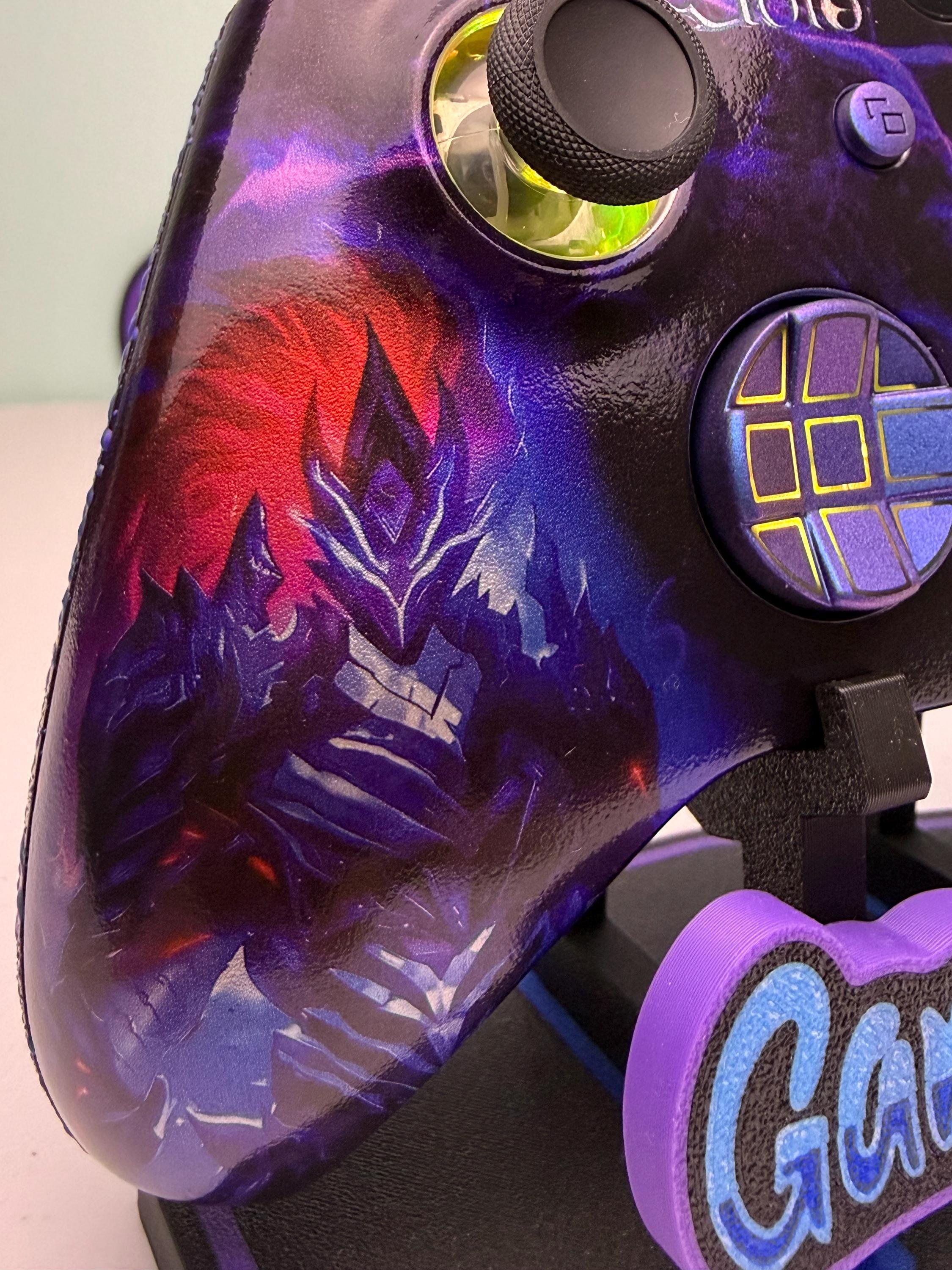 Anime Manga Leveling - RGB LED - Custom Wireless Controller for Xbox or PC - Image 5
