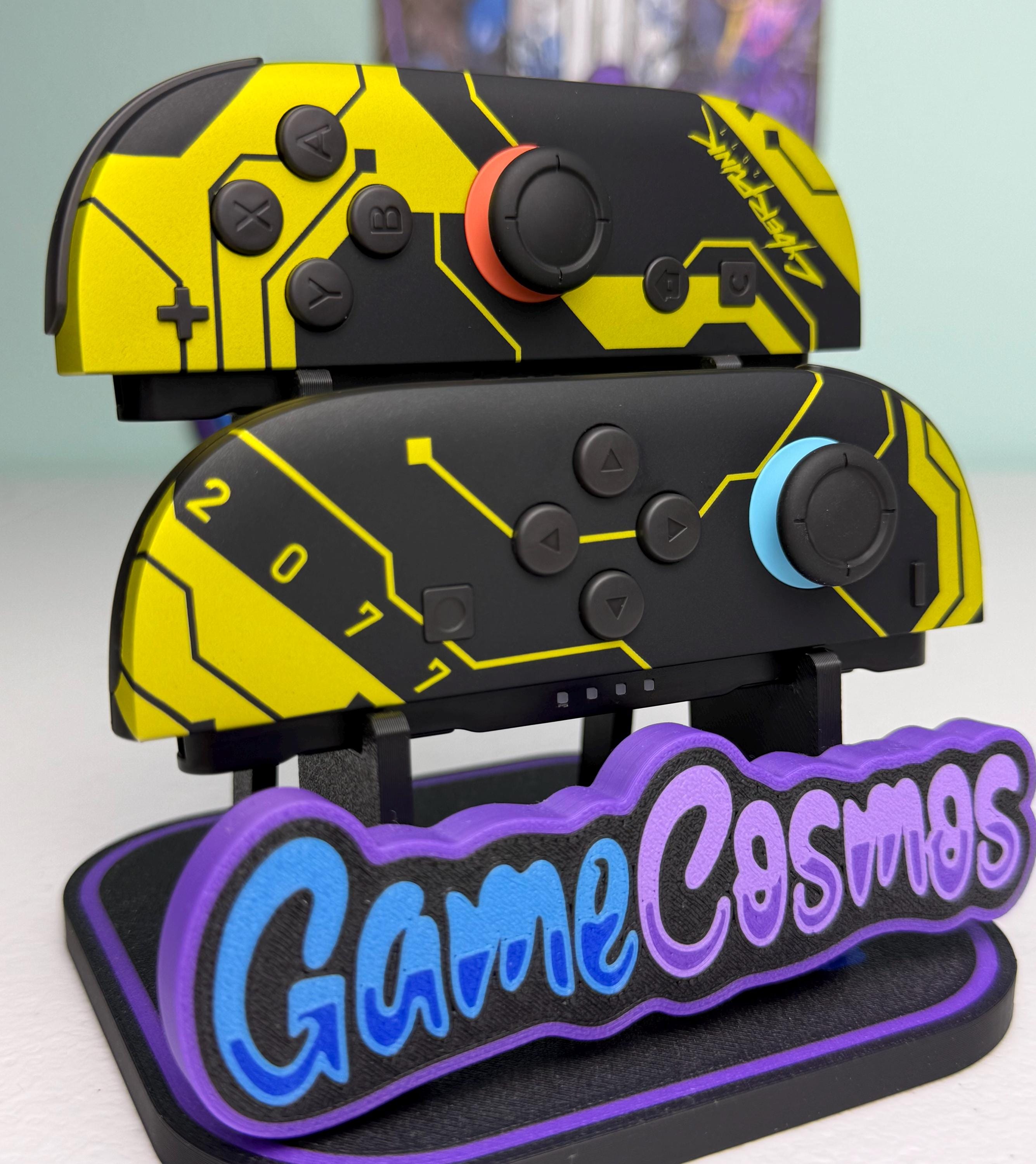 Cyber Punk - Soft Touch Metallic Coat - Custom Joycon 2 for Nintendo Switch 2 - Image 4