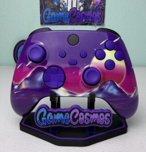 Cyber Moon Theme - Purple Pastel - Custom Wireless Controller for Xbox Or PC