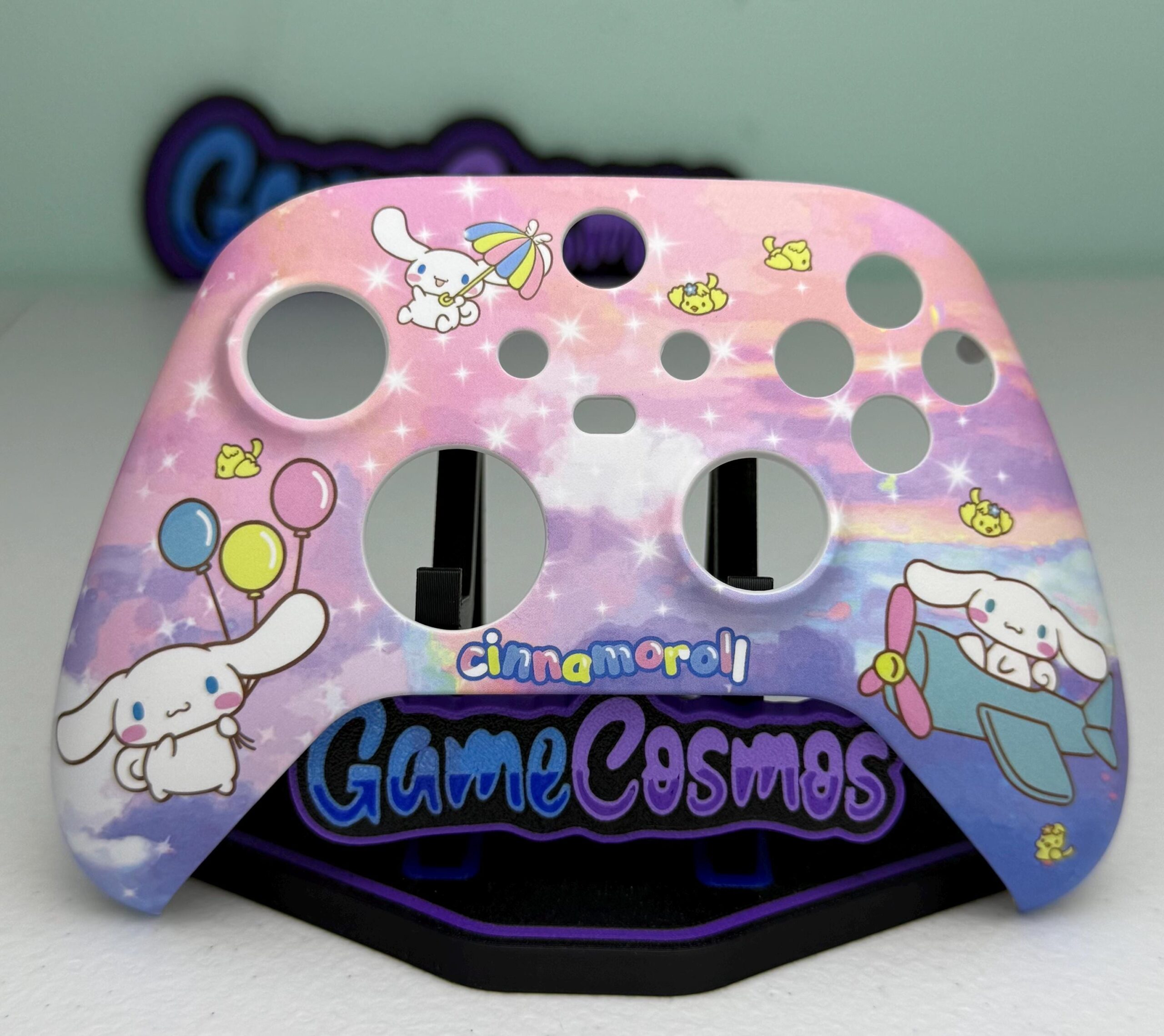 Kawaii Galaxy Theme - Cute Cartoon - RGB LED - Custom Wireless Controller for Xbox or PC - Image 8