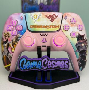 OW2 Kiriko + Mercy - RGB LED - Custom Wireless Controller for PS5 Or PC