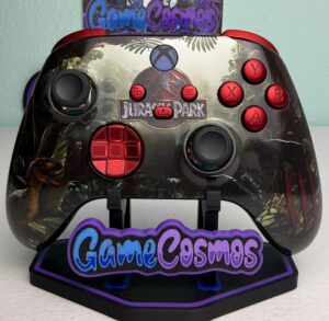 Jurassik Park - RGB LED - Custom Wireless Controller for Xbox or PC