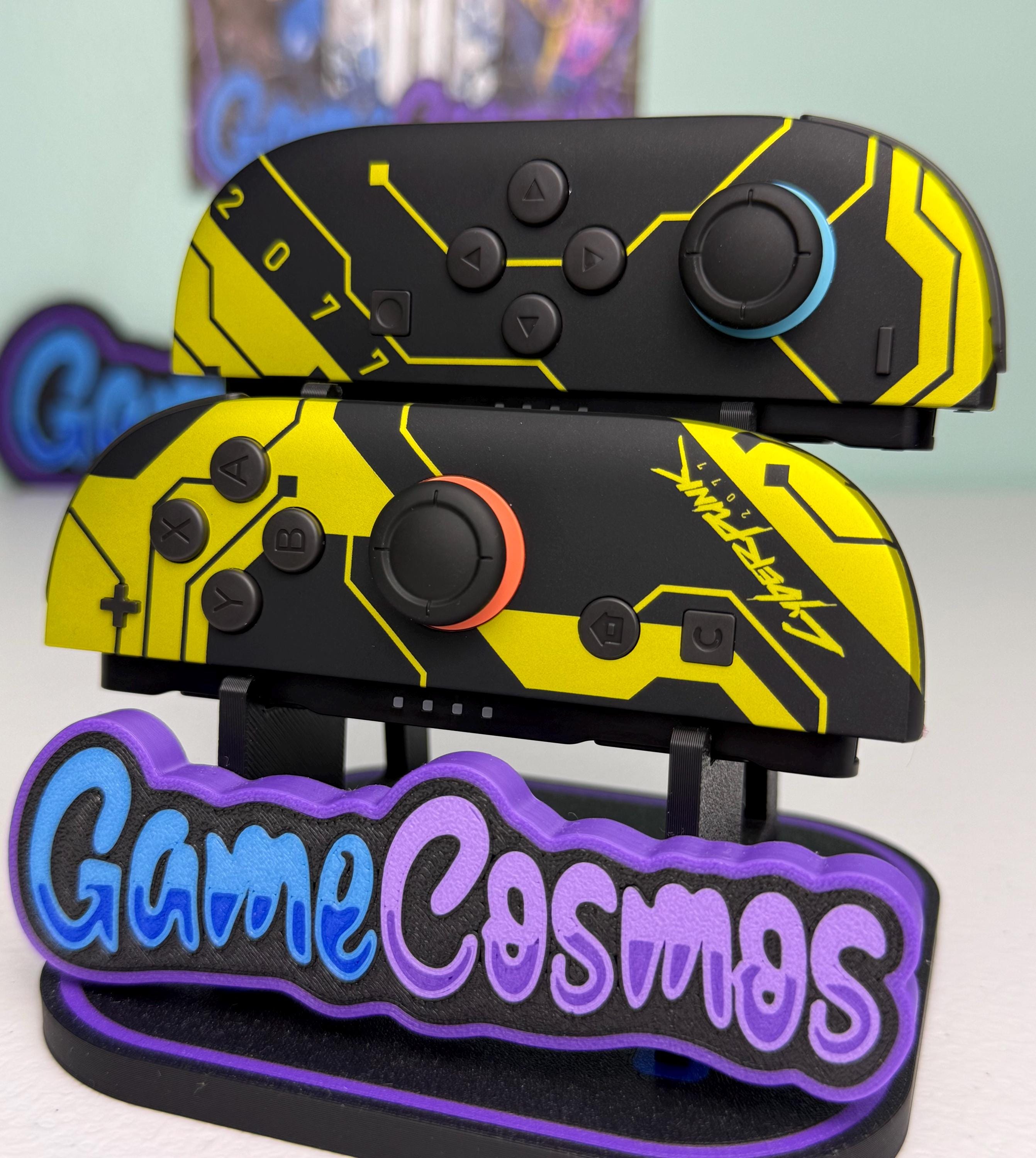 Cyber Punk - Soft Touch Metallic Coat - Custom Joycon 2 for Nintendo Switch 2 - Image 3