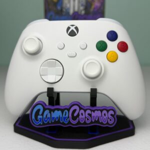 Soft Touch Pure White - Colored ABXY - Custom Wireless Controller for Xbox Or PC