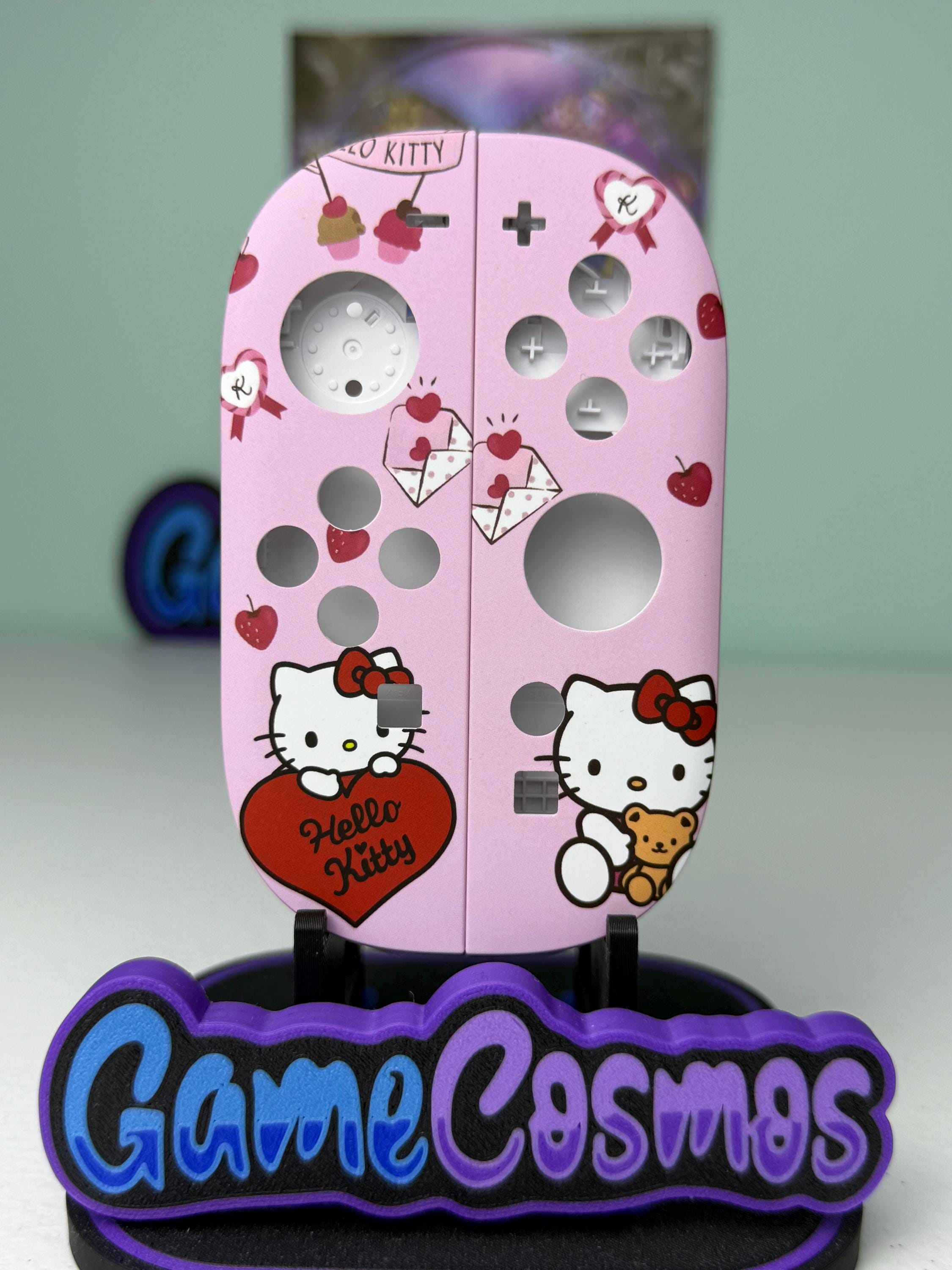 Cute Cartoon Kitty - Sakura Pink - Custom Joycon 2 for Nintendo Switch 2 - Image 6