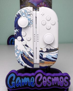 Great Wave Kanagawa - White Accents - Custom Joycon 2 for Nintendo Switch 2