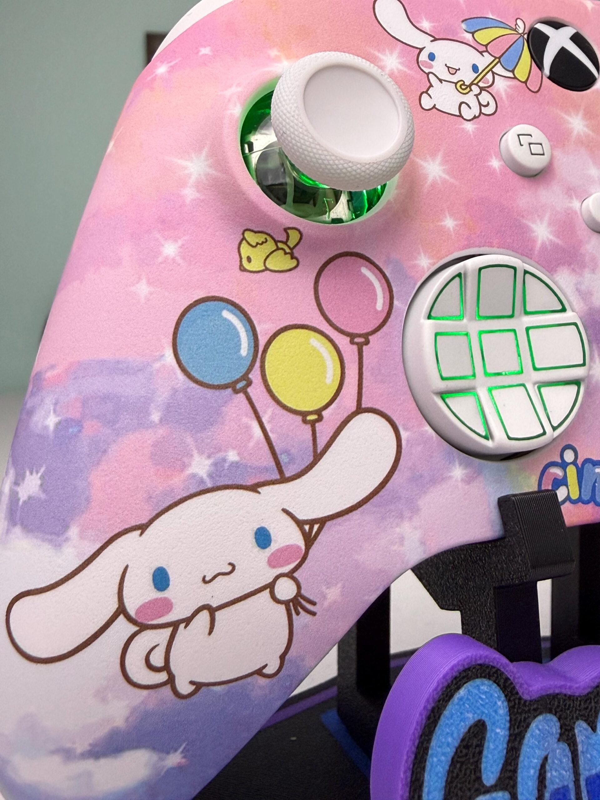 Kawaii Galaxy Theme - Cute Cartoon - RGB LED - Custom Wireless Controller for Xbox or PC - Image 5