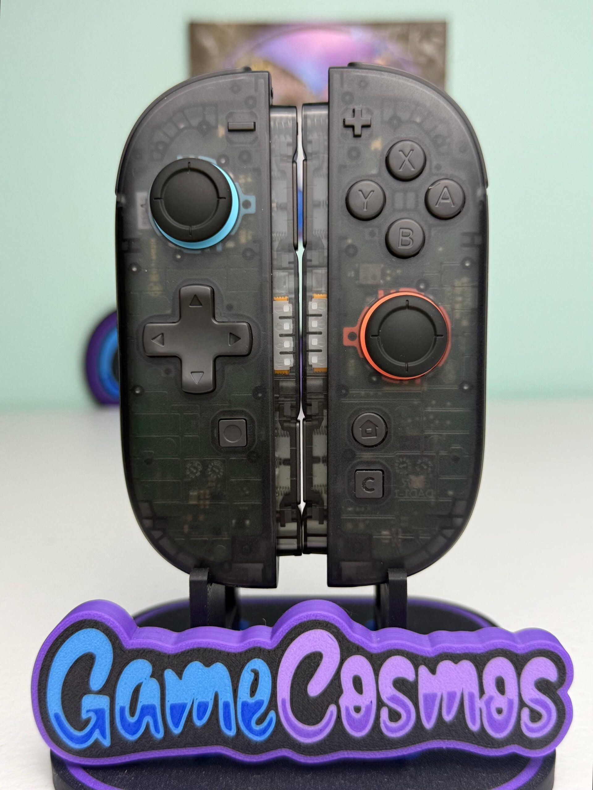 Transparent Smoke Black DPAD - Custom Joycon 2 for the Nintendo Switch 2
