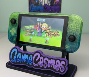 Glossy Glitter Gradient Blue Green - Hall Effect NoDRIFT - Custom Switch Lite
