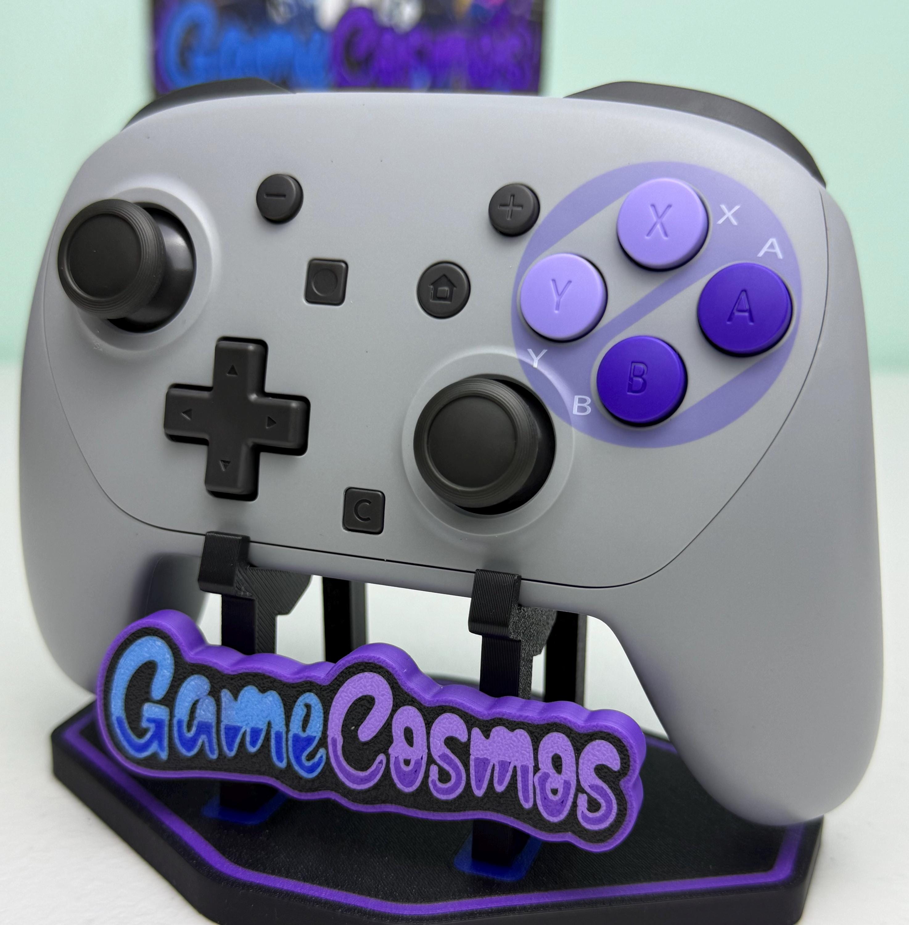 SNES Style - Black Accents - Wireless Pro 2 Controller for The Switch 2 Or PC - Image 2