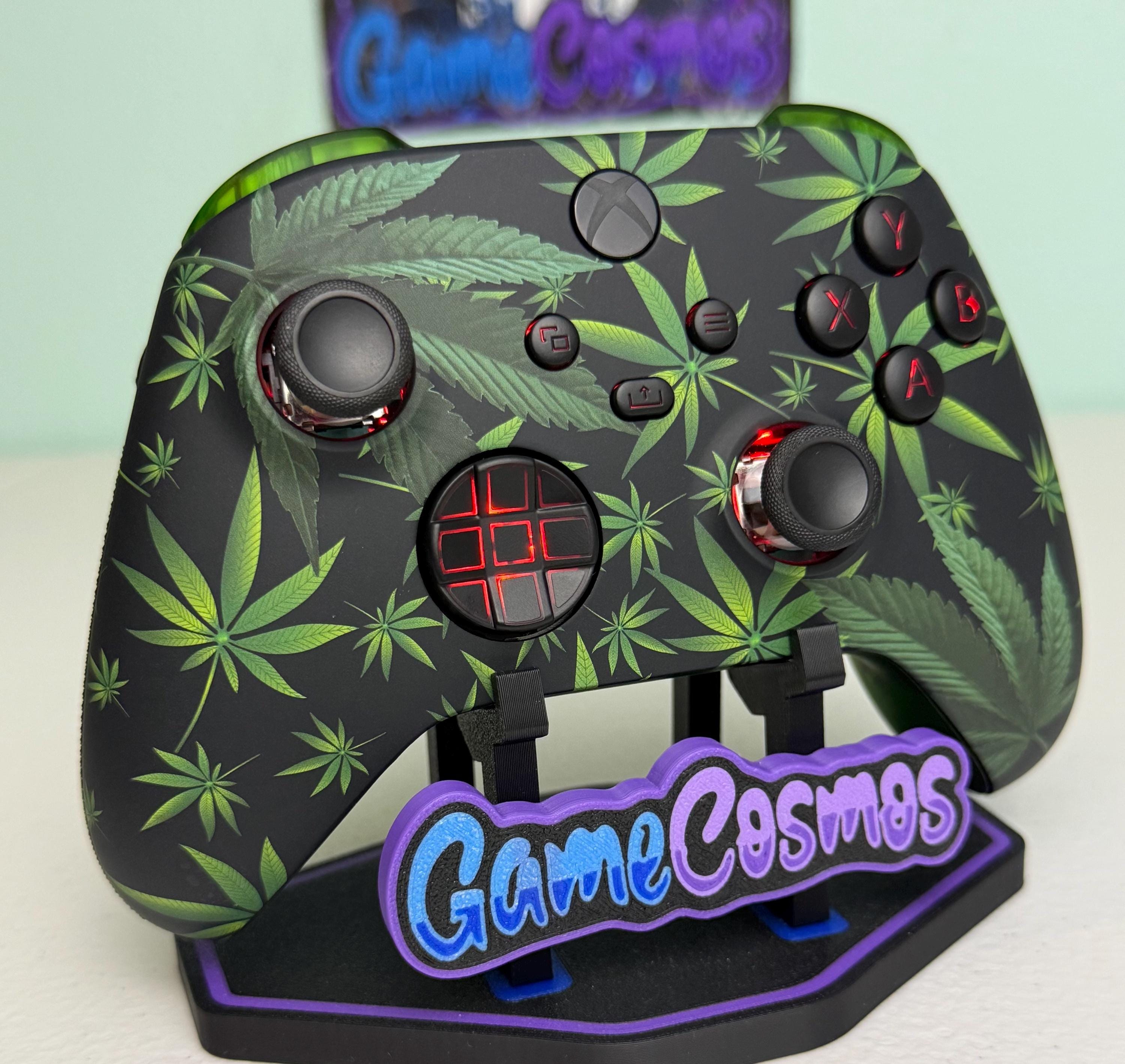 Green Weeds Theme - RGB LED - Custom Wireless Controller for Xbox Or PC - Image 2